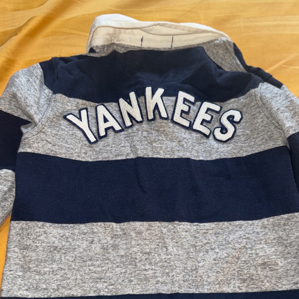 Polo by Ralph Lauren Kids Blue and Gray Striped Yankee Polo dress - Picture 5 of 5
